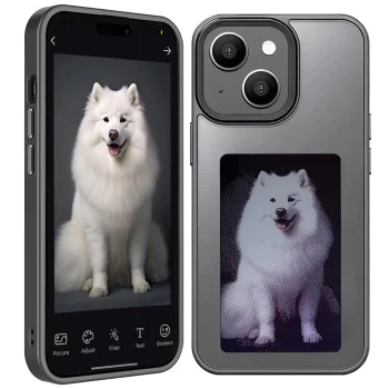 Калъф за iPhone 15 - SmartScreen NFC - Черен