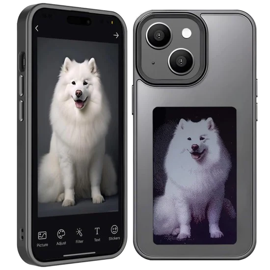 Калъф за iPhone 15 - SmartScreen NFC - Черен