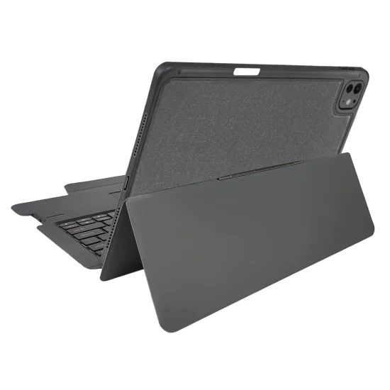 Калъф с клавиатура за iPad Pro 13 (2024) + Протектор - KeyTab Pro - черен