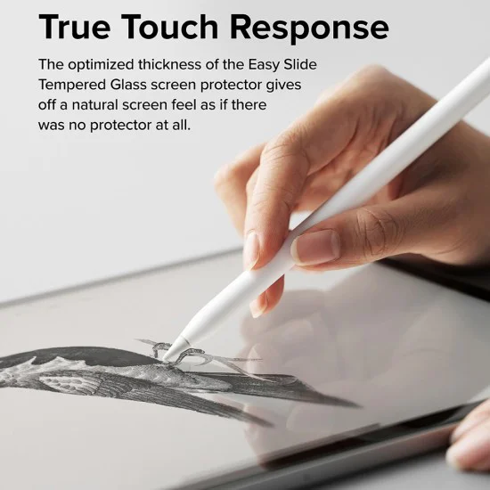 Протектор за iPad Air 13 (2024) - Ringke Easy Slide Tempered Glass - Clear