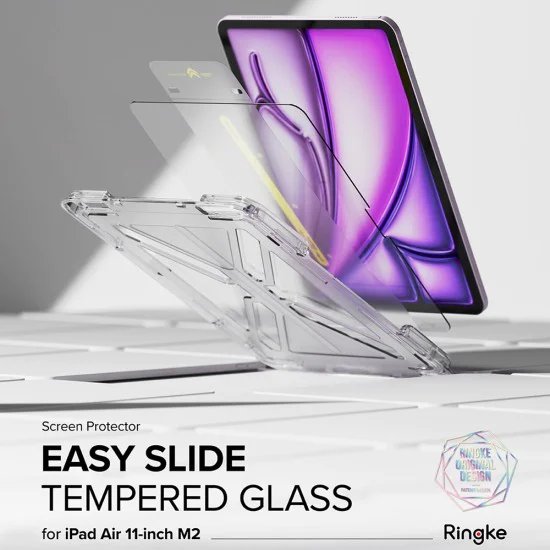 Протектор за iPad Air 11 (2024) - Ringke Easy Slide закалено стъкло - прозрачен