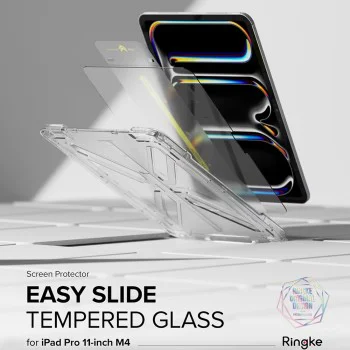 Калъф за iPad Pro 11 (2024) - Ringke Easy Slide закалено стъкло - прозрачен