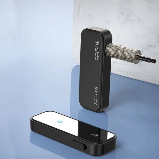Bluetooth към жак аудио адаптер - Yesido (YAU25) - черен
