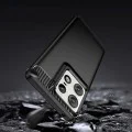 Калъф за Motorola Edge 50 Ultra - Carbon Silicone - Techsuit - Син
