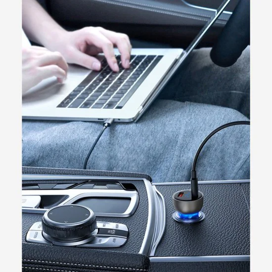 PD65W Автоматично зарядно устройство Type-C, USB QC4.0 - Baseus (CCKX-C0G) - Сиво