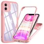 Калъф за iPhone 11 + калъф - Techsuit - ColorVerse 360 ​​Series - Розов