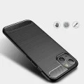 Калъф за iPhone 13 mini - Carbon Silicone - Черен