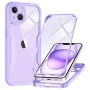 Калъф за iPhone 14 + калъф - Techsuit - ColorVerse 360 ​​Series - Лилав