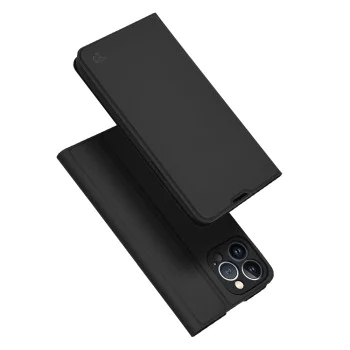 Калъф за iPhone 13 Pro Max - Magskin Book - Черен