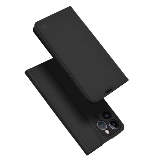 Калъф за iPhone 14 Pro Max - Magskin Book - Черен
