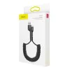 USB към Lightning Data Cable 2A, 1m - Baseus Fish Eye (CALSR-01) - черен