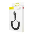 USB към Lightning Data Cable 2A, 1m - Baseus Fish Eye (CALSR-01) - черен