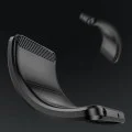 Калъф за iPhone SE 4 2025 - Carbon Silicone - Черен