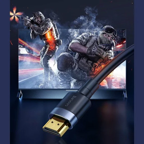 HDMI към HDMI кабел, 4K, 60Hz, 18Gbps, 1m - Baseus CADKLF-F01