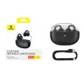 Baseus - Безжични слушалки AirGo 1 Ring (A00069201113-00) - Bluetooth 5.3, TWS, Дизайн с отворена щипка за уши - Черен клъстер