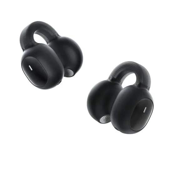 Baseus - Безжични слушалки AirGo 1 Ring (A00069201113-00) - Bluetooth 5.3, TWS, Дизайн с отворена щипка за уши - Черен клъстер