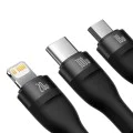 Кабел за данни с USB адаптер, Type-C, 100 W, 1,2 m - Baseus Flash Series 2 (CASS030101) - черен