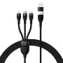 Кабел за данни с USB адаптер, Type-C, 100 W, 1,2 m - Baseus Flash Series 2 (CASS030101) - черен