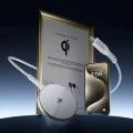 Безжично зарядно устройство, съвместимо с MagSafe - ESR HaloLock - сребристо