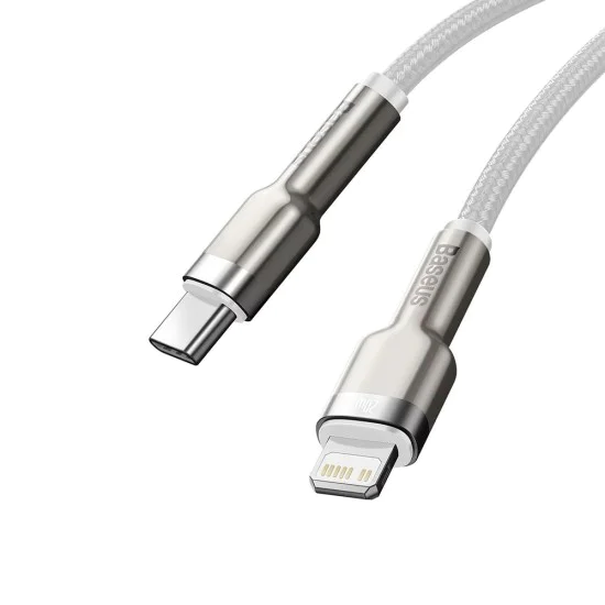 Кабел за данни Type-C към Lightning 20W, 2m - серия Baseus Cafule (CATLJK-B02) - черен
