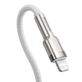Кабел за данни Type-C към Lightning 20W, 2m - серия Baseus Cafule (CATLJK-B02) - черен
