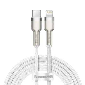 Кабел за данни Type-C към Lightning 20W, 2m - серия Baseus Cafule (CATLJK-B02) - черен