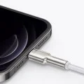 USB към Lightning Data Cable 2.4A, 2m - Baseus Coffees (CALJK-B02) - Бял