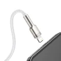 USB към Lightning Data Cable 2.4A, 2m - Baseus Coffees (CALJK-B02) - Бял