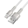 USB към Lightning Data Cable 2.4A, 2m - Baseus Coffees (CALJK-B02) - Бял