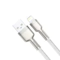 USB към Lightning Data Cable 2.4A, 2m - Baseus Coffees (CALJK-B02) - Бял
