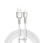 USB към Lightning Data Cable 2.4A, 2m - Baseus Coffees (CALJK-B02) - Бял