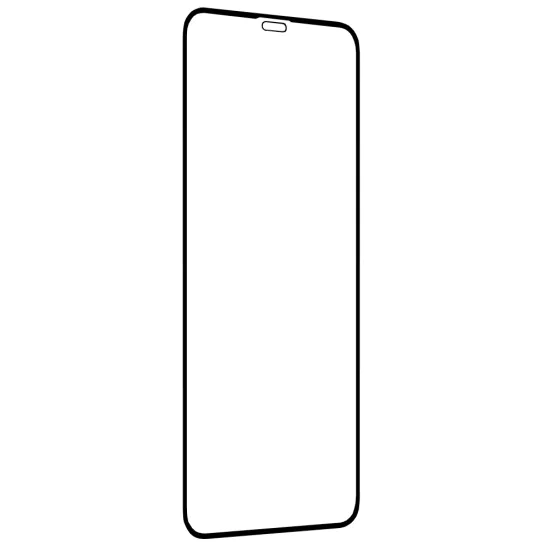 Протектор за iPhone XS Max / iPhone 11 Pro Max - 111D Full Cover / Full Glue Glass - Черен