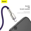 Кабел за данни USB към Lightning 2.4A, 2m - Baseus Coffees (CALJK-B05) - лилав