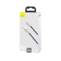 Кабел за данни USB към Lightning 2.4A, 2m - Baseus Coffees (CALJK-B05) - лилав