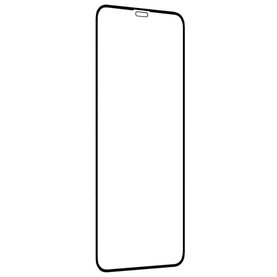Протектор за iPhone 11 / iPhone XR - 111D Full Cover / Full Glue Glass - Черен