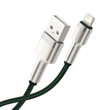 Кабел за данни USB към Lightning 2.4A, 2m - Baseus Coffees (CALJK-B06) - зелен