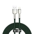 Кабел за данни USB към Lightning 2.4A, 2m - Baseus Coffees (CALJK-B06) - зелен