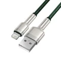 Кабел за данни USB към Lightning 2.4A, 2m - Baseus Coffees (CALJK-B06) - зелен