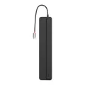 Хъб тип-C към HDMI x 2, USB3.0 x 3, тип-C, DP, SD/TF, RJ45, USB-C, жак, 100 W - Baseus (WKSXX030213) - черен