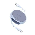Кабел Type-C към Type-C, 100W, 1m - Baseus Pathfinder (P10368400311-00) - Galaxy Blue