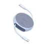 Кабел Type-C към Type-C, 100W, 1m - Baseus Pathfinder (P10368400311-00) - Galaxy Blue