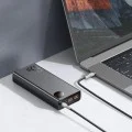 Външна батерия – Baseus Adaman PPIMDA-D01 – 2x USB, Type-C, Micro-USB, 65W, 20000mAh, с Type-C кабел – Черен