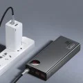 Външна батерия – Baseus Adaman PPIMDA-D01 – 2x USB, Type-C, Micro-USB, 65W, 20000mAh, с Type-C кабел – Черен