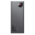 Външна батерия – Baseus Adaman PPIMDA-D01 – 2x USB, Type-C, Micro-USB, 65W, 20000mAh, с Type-C кабел – Черен