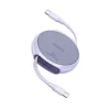 Кабел Type-C към Type-C, 100W, 1m - Baseus Pathfinder (P10368400511-00) - Nebula Purple