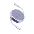 Кабел Type-C към Type-C, 100W, 1m - Baseus Pathfinder (P10368400511-00) - Nebula Purple
