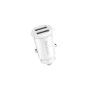USB зарядно за кола, 5V, 3.1A - Baseus Grain (CCALL-ML02) - бяло