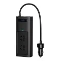 USB инвертор за кола, Type-C, CN/US/EU, 150W - Baseus (CGNB020101) - Черен