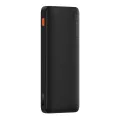 Външна USB батерия, Type-C, Micro-USB, 20W, 10000mAh + Type-C кабел - Baseus Airpow (PPQD090001) - Черен