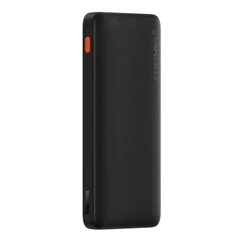Външна USB батерия, Type-C, Micro-USB, 20W, 10000mAh + Type-C кабел - Baseus Airpow (PPQD090001) - Черен